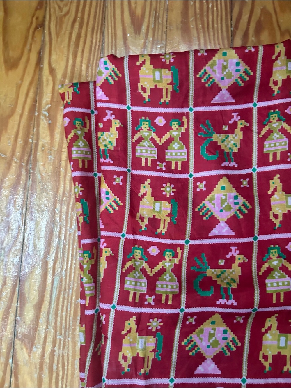Vintage silk scarf/fabric